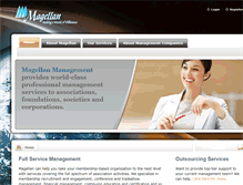 Tablet Screenshot of magellanmanagement.com